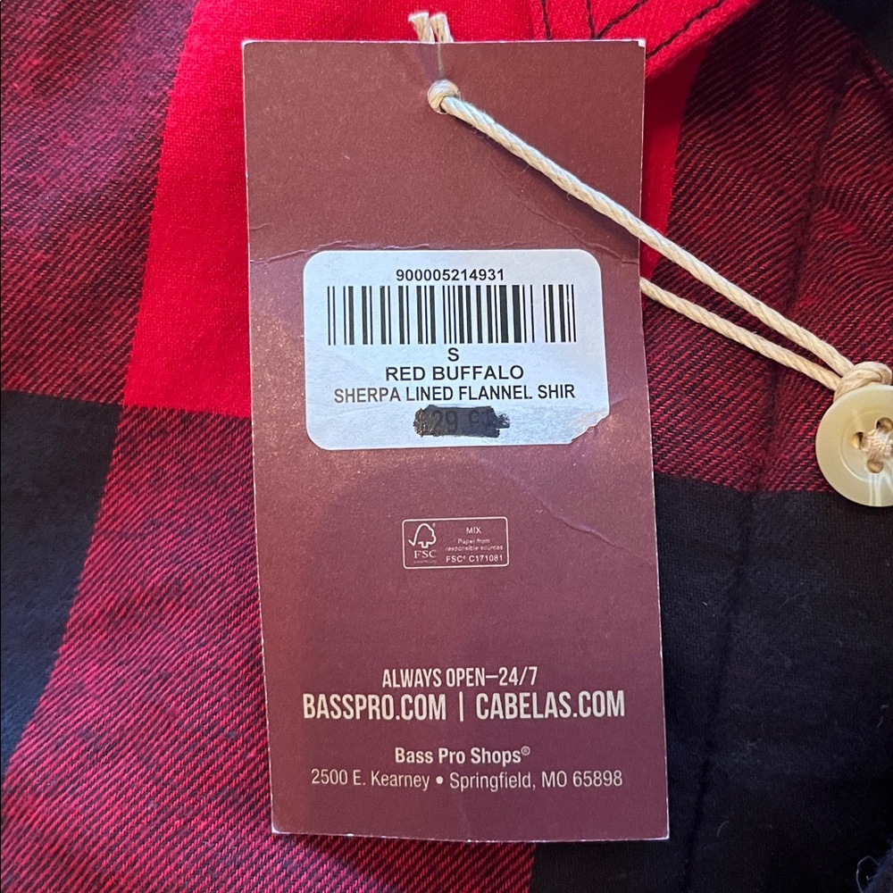 NWT Redhead Red Buffalo Sherpa Lined Flannel Shirt - Picture 7 of 9